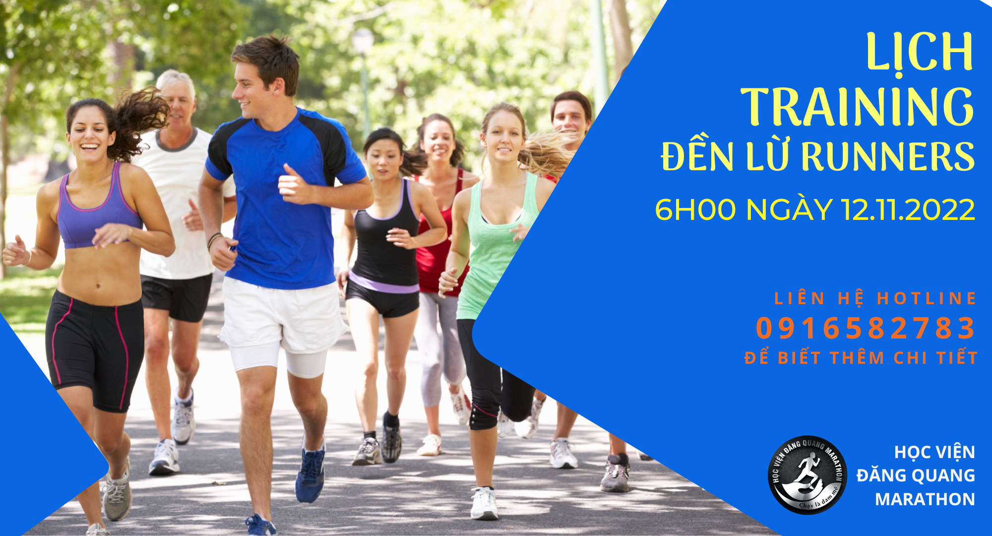 Lịch training 12.11.2022 tại Hà Nội - Chỉnh dáng chạy bộ cho CLB Đền Lừ Runners (DLR)